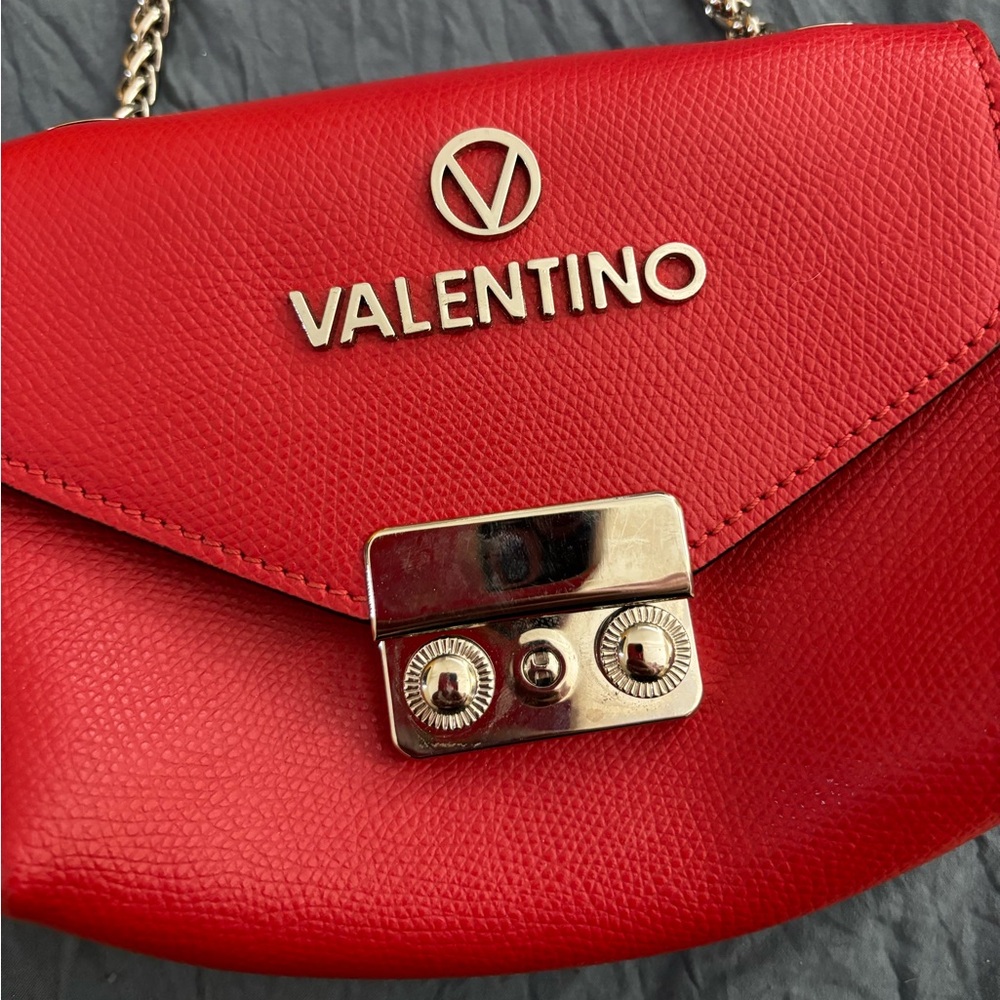 Valentino by Mario Valentino Pala Goji Berry mini crossbody bag